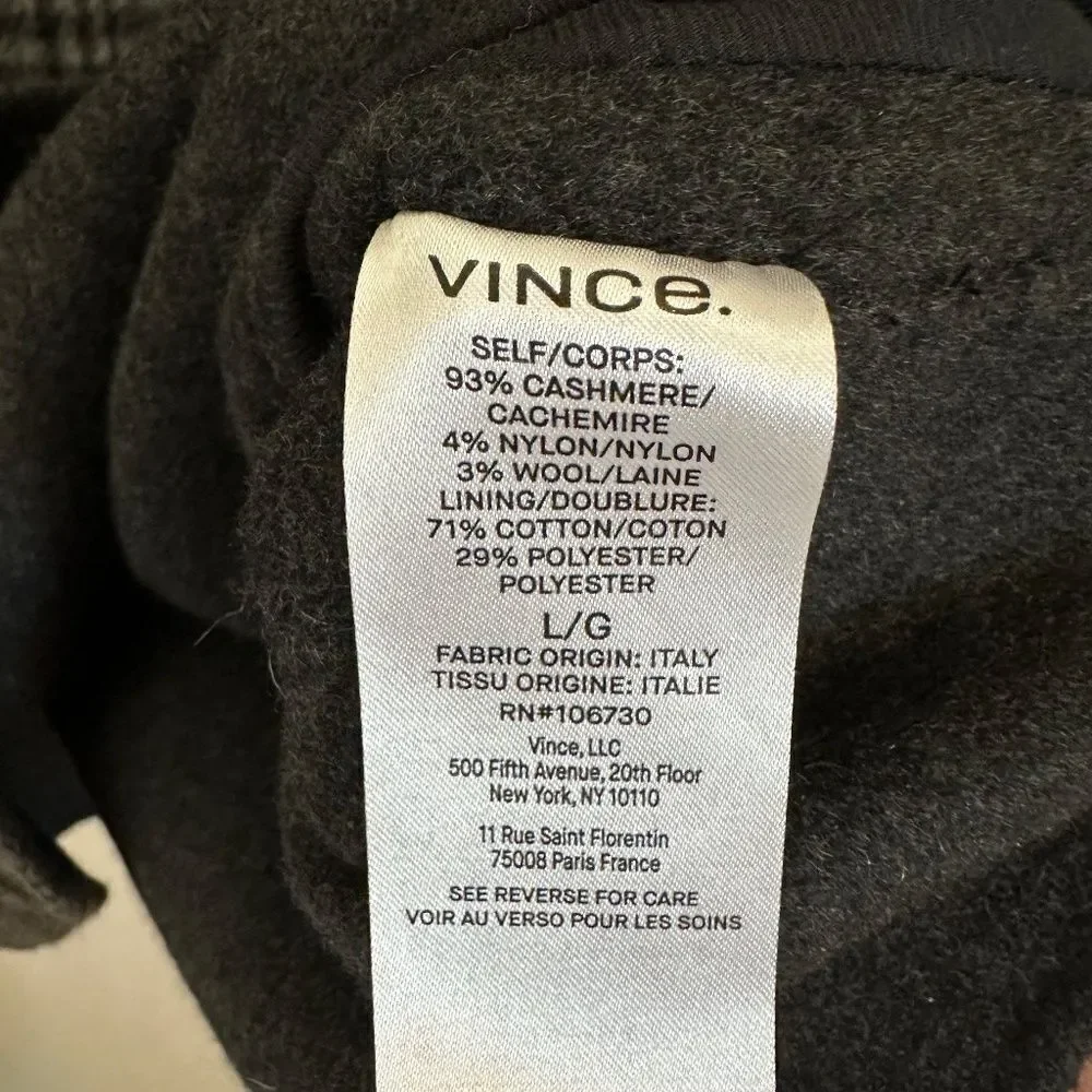 Vince Cashmere Overshirt Shacket